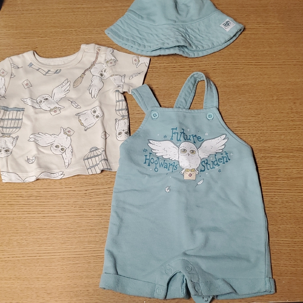 Blue Harry Potter Baby Outfit Set